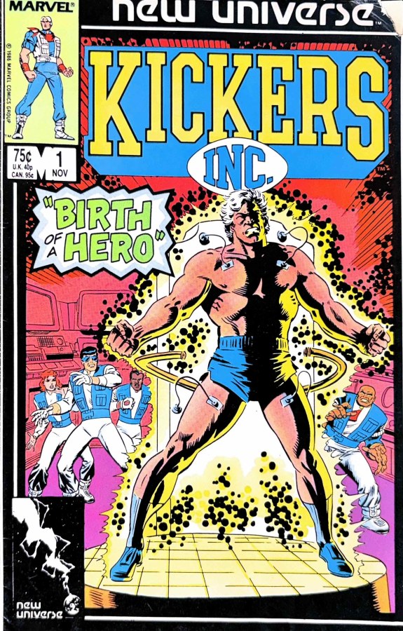Kickers, Inc. #1 (1986) Marvel cover