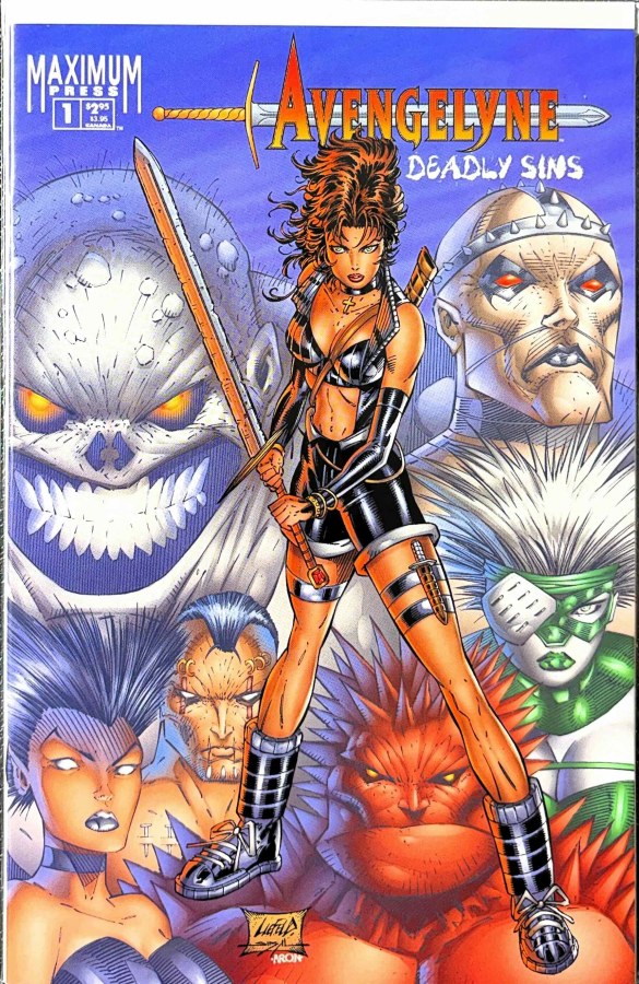 Avengelyne: Deadly Sins #1 (1995) Maximum cover