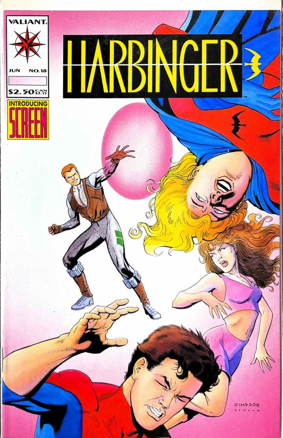 Harbinger #18 (1993) Valiant cover