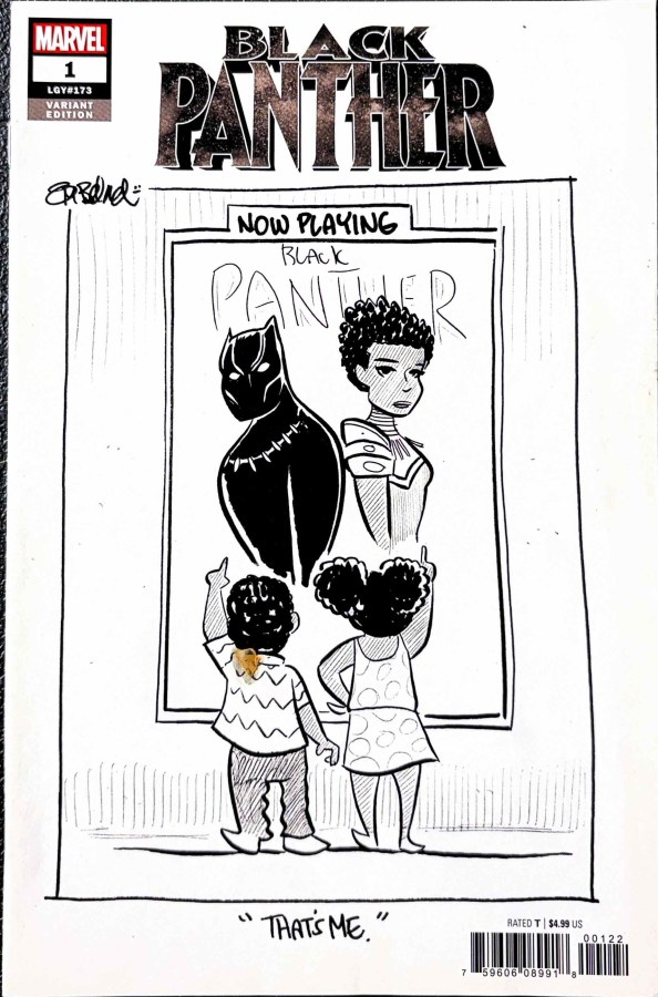 Black Panther #1 (2018) Marvel cover