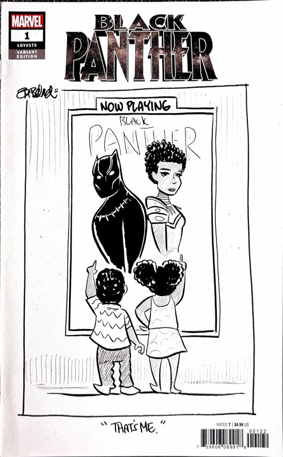 Black Panther #1 (2018) Marvel cover