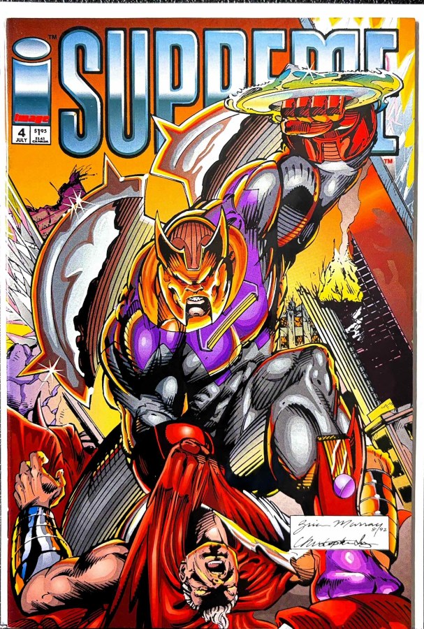 Supreme #4 (1993) Image cover