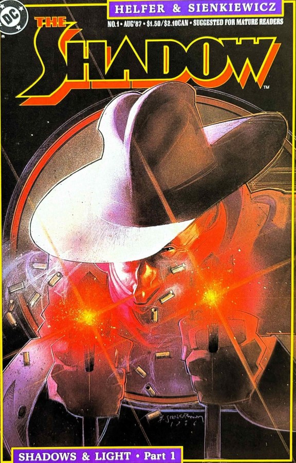 The Shadow #1 (1987) DC cover