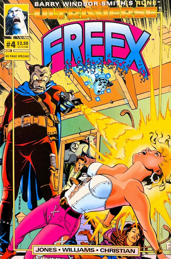 Freex #4 (1993) Malibu cover