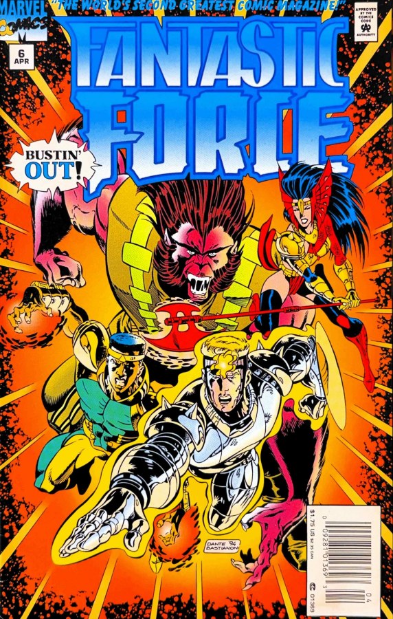 Fantastic Force #6 (1995) Marvel cover