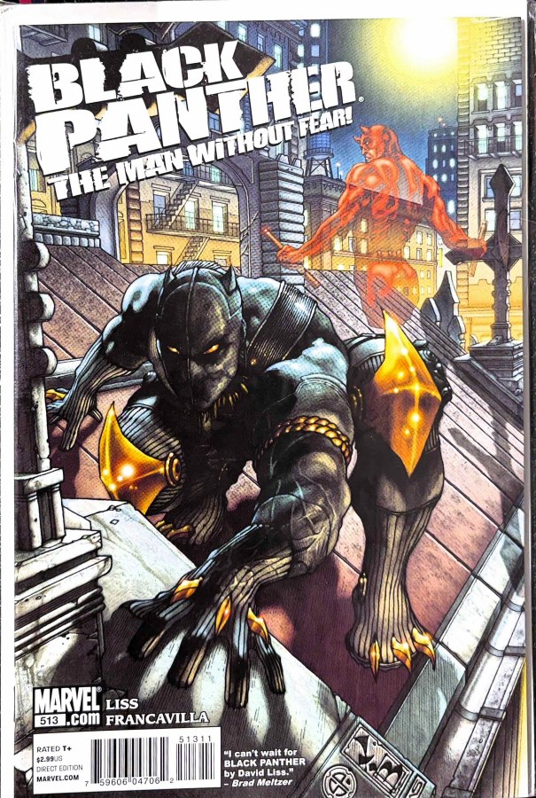 Black Panther: The Man Without Fear #513 (2011) Marvel cover