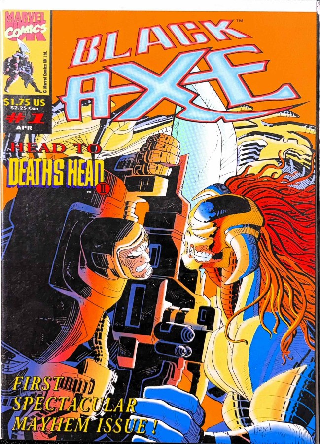 Black Axe #1 (1993) Marvel UK cover