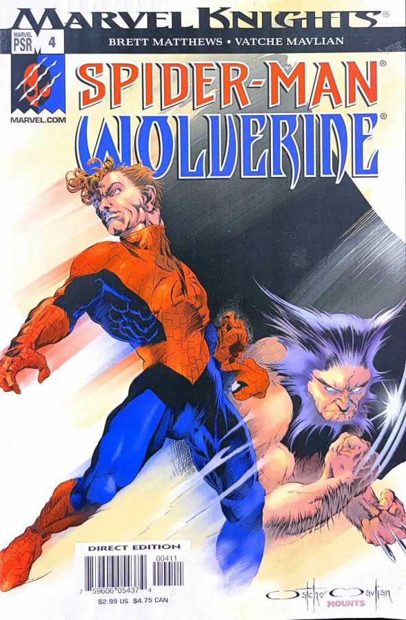 Spider-Man Wolverine #4 (2003) Marvel cover