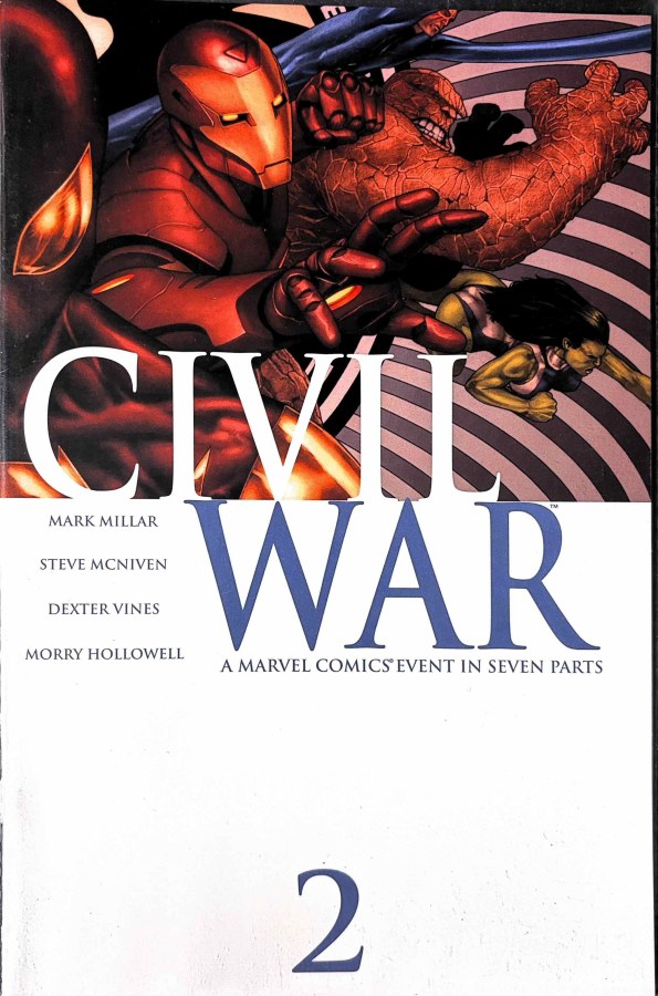 Civil War #2 (2006) Marvel cover