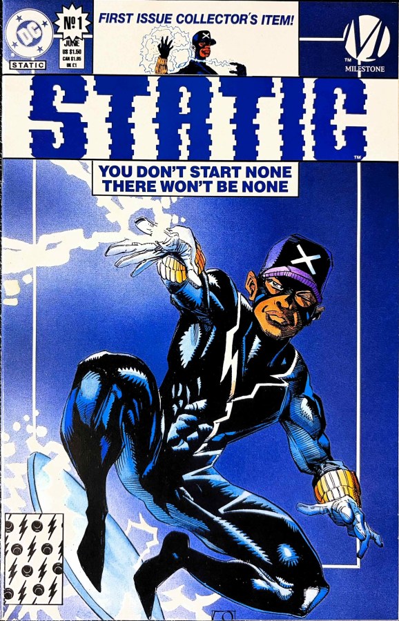 Static #1 (1993) DC Comics / Milestone cover