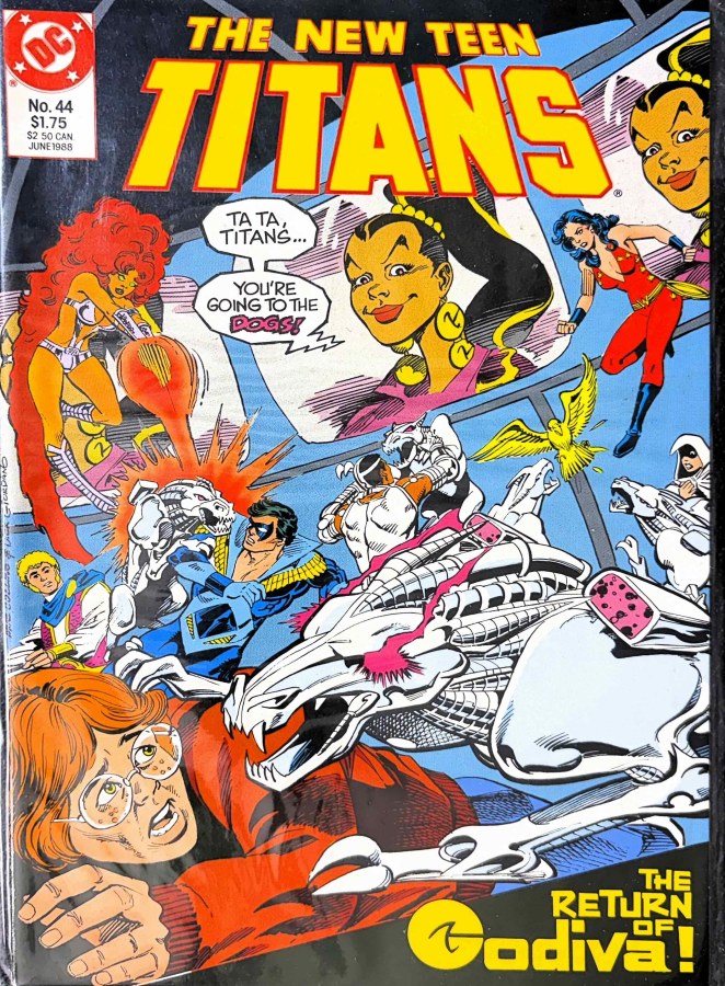 The New Teen Titans #44 (1988) DC cover