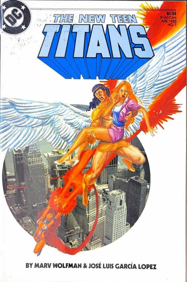 The New Teen Titans #7 (1985) DC cover