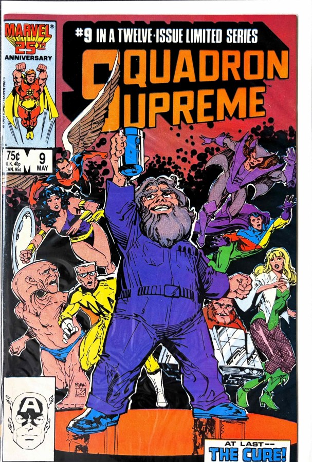 Squadron Supreme #9 (1986) Marvel cover