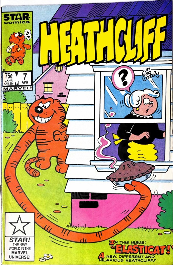 Heathcliff #7 (1986) Marvel cover