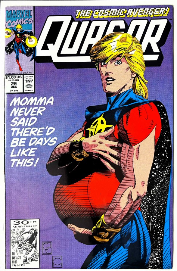 Quasar #29 (1991) Marvel cover