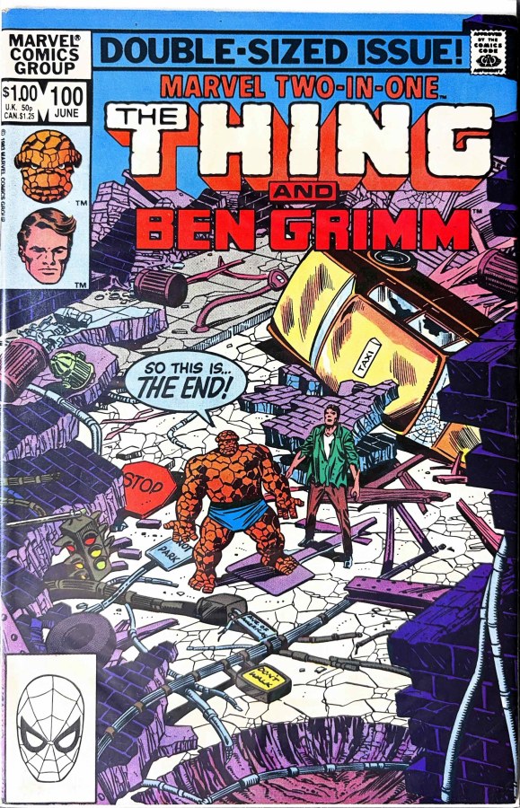 Marvel Two-in-One #100 (1983) cover