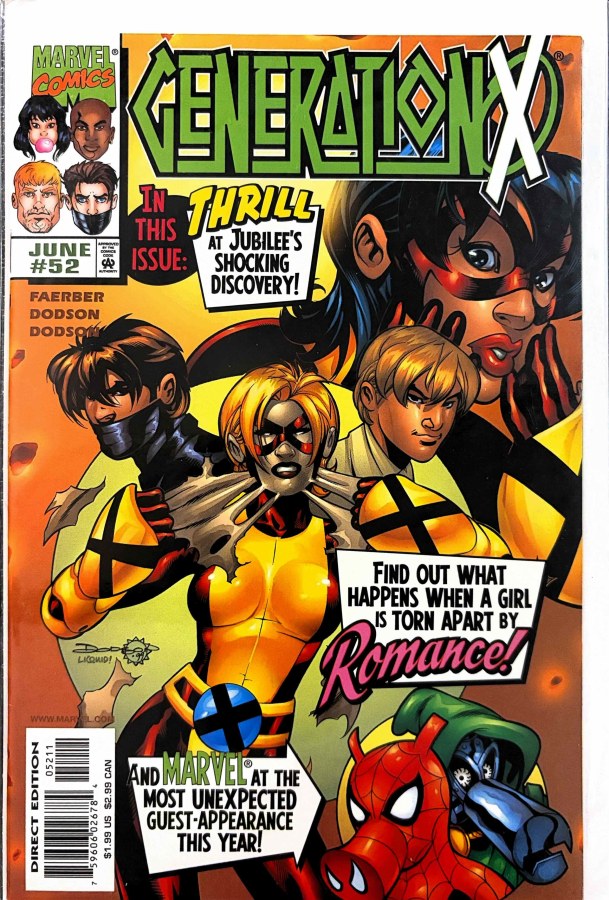 Generation X #52 (1999) Marvel cover