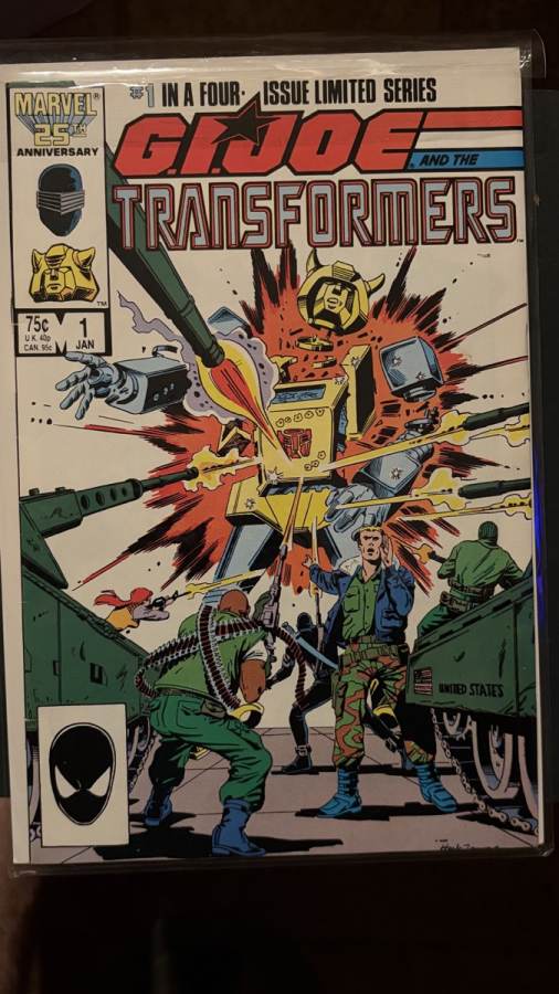 G.I. Joe and the Transformers #1 (1987) Marvel Comics VF cover