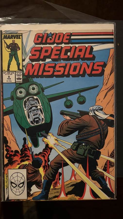 G.I. Joe: Special Missions #9 (1988) Marvel Comics VF cover