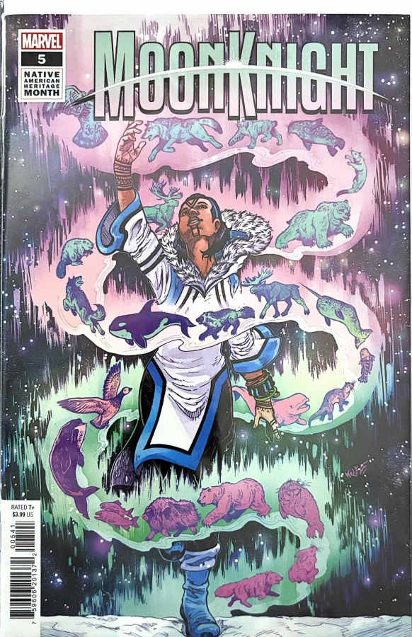 Moon Knight #5 (2021) Marvel Native American Heritage Month Variant cover