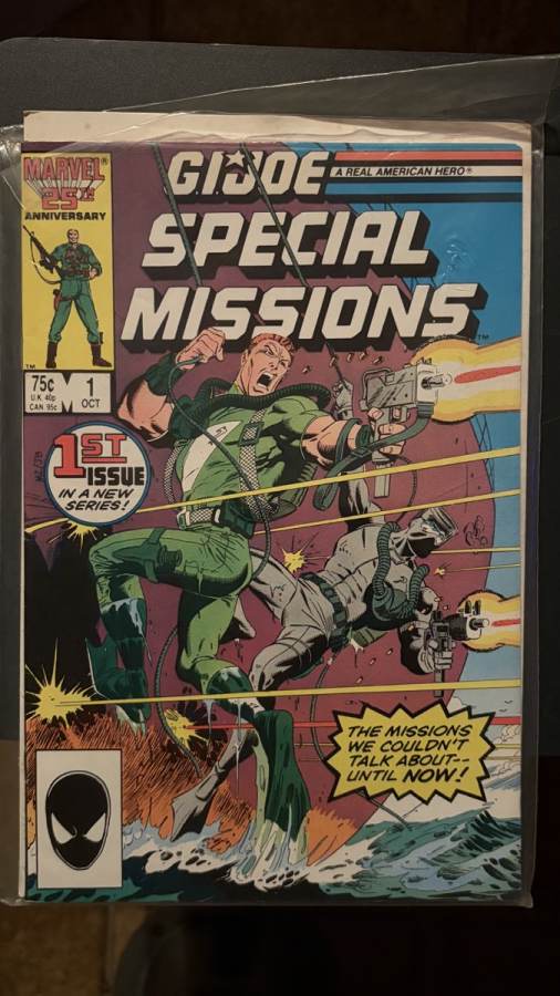 G.I. Joe: Special Missions #1 (1986) Marvel Comics VF cover