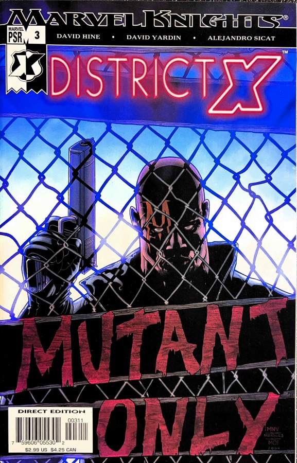 District X #3 (2004) Marvel cover