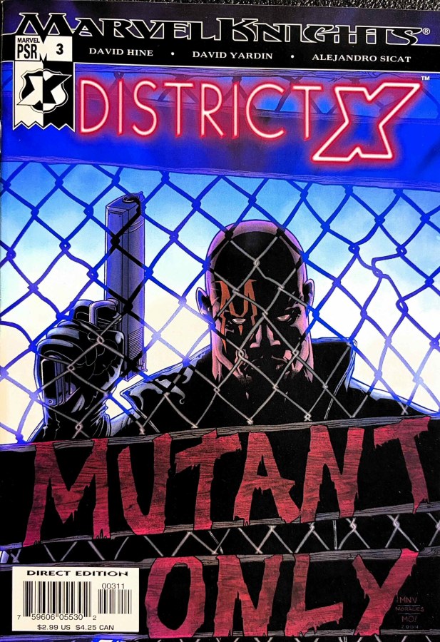 District X #3 (2004) Marvel cover