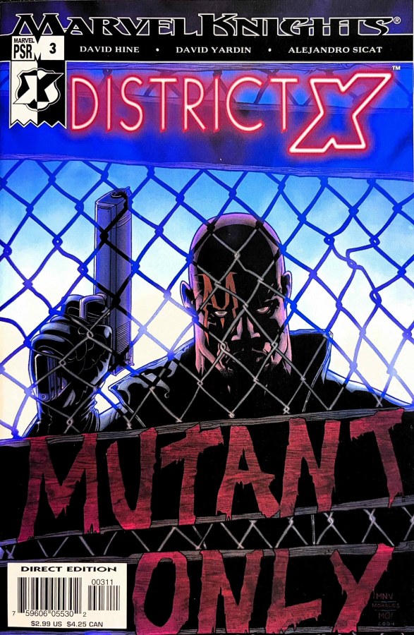 District X #3 (2004) Marvel cover