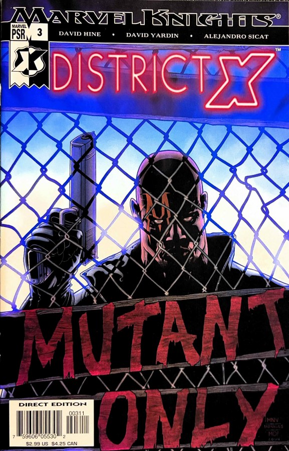 District X #3 (2004) Marvel cover