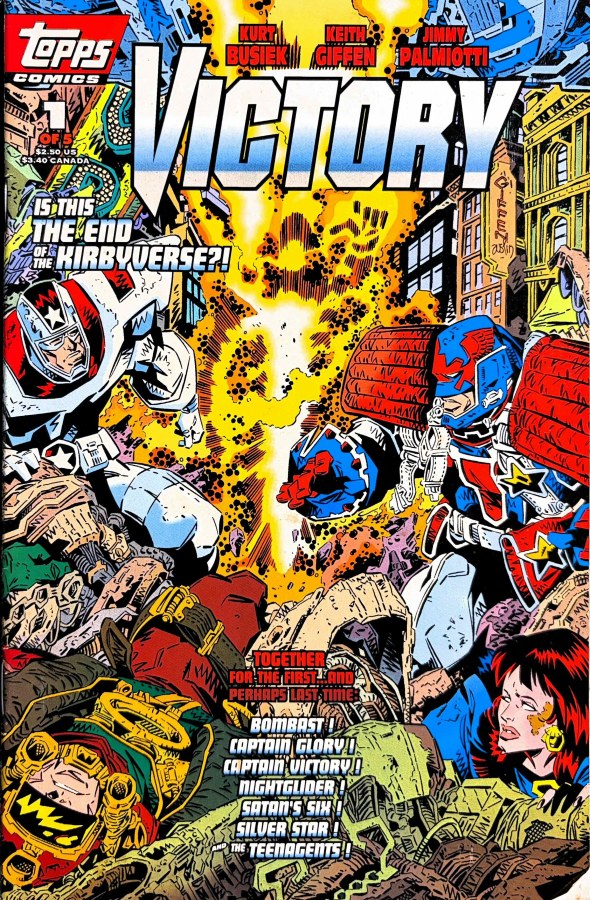 Victory #1 (1994) Topps Comics Keith Giffen cover cover