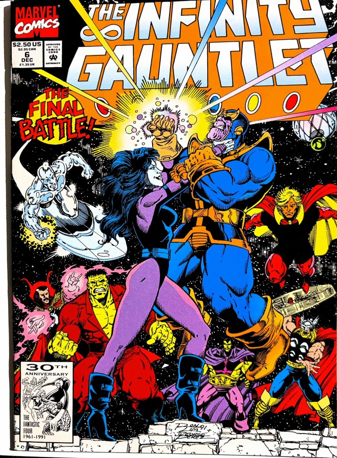 The Infinity Gauntlet #6 (1991) Marvel cover
