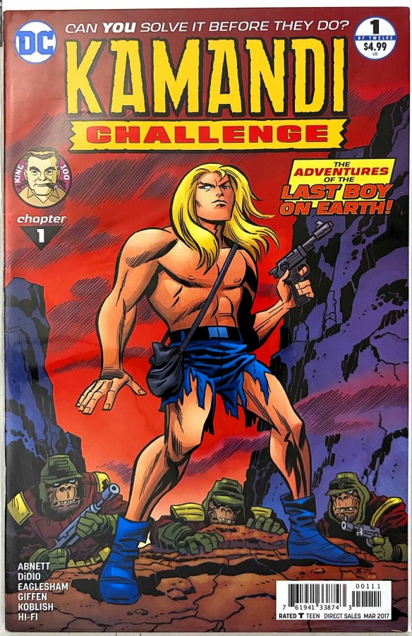 Kamandi Challenge #1 (2017) DC cover