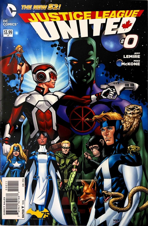 Justice League United #0 (2014) DC cover