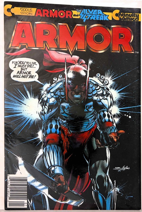 Armor #1 (1985) Continuity Comics cover