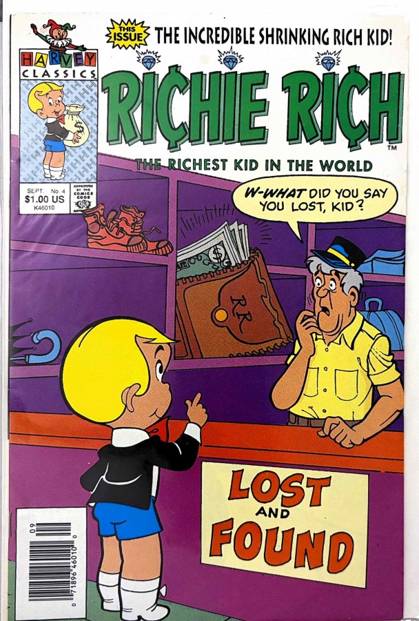 Richie Rich #4 (1991) Harvey cover