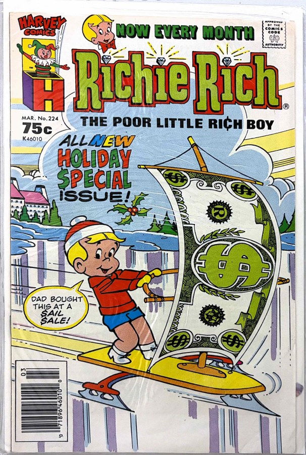 Richie Rich #224 (1987) Harvey cover