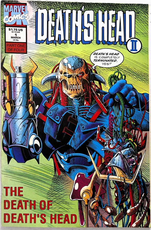 Death's Head II #1 (1992) Marvel UK cover