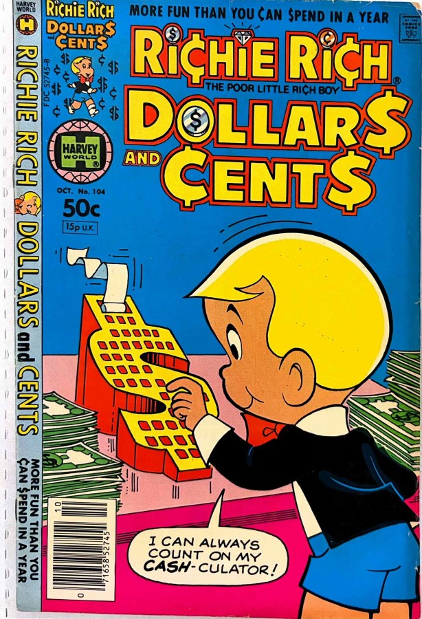 Richie Rich Dollars and Cents #104 (1981) Harvey cover