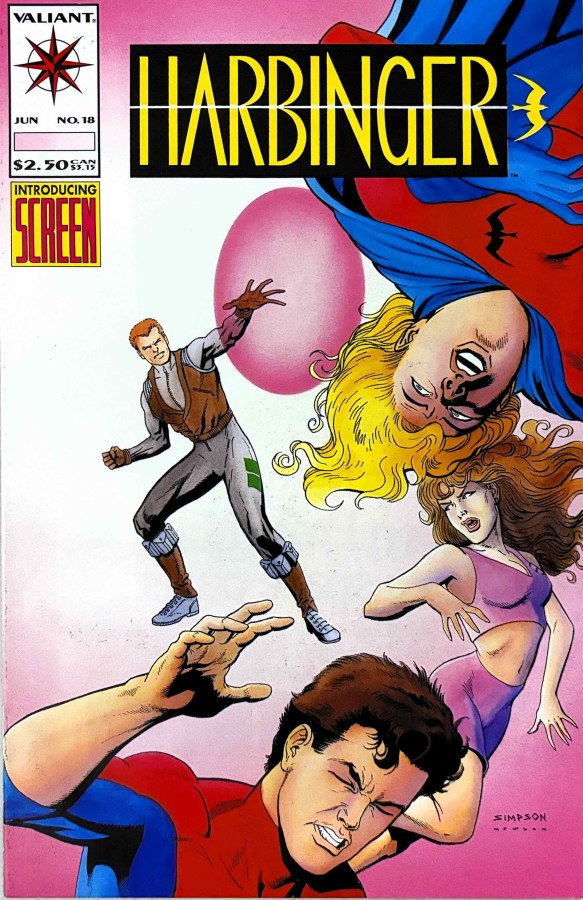 Harbinger #18 (1993) Valiant cover
