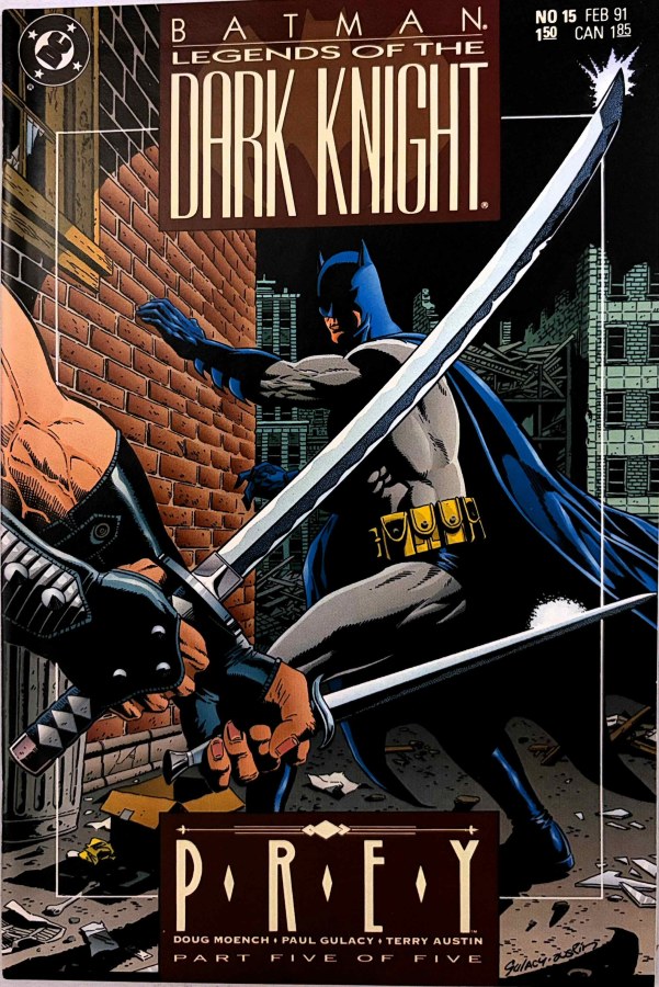 Batman: Legends of the Dark Knight #15 (1991) DC cover