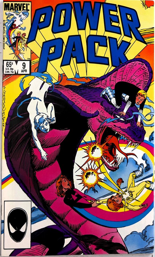 Power Pack #9 (1985) Marvel cover