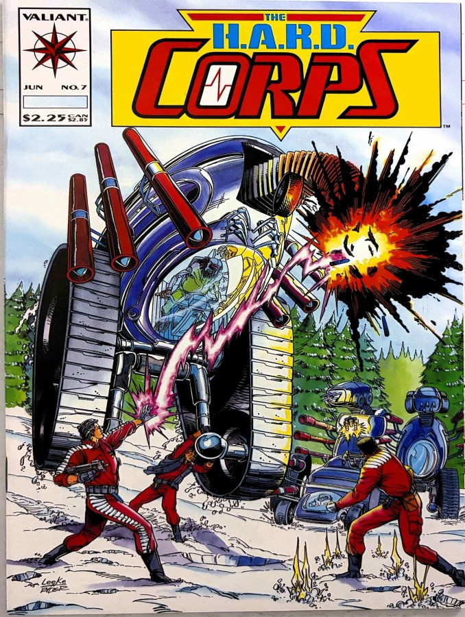 The H.A.R.D. Corps #7 (1993) Valiant cover