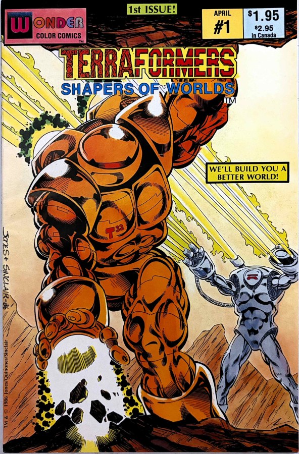 Terraformers: Shapers of Worlds #1 (1987) Wonder Color Comics cover