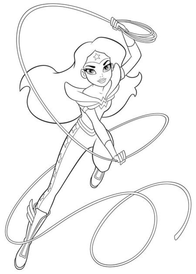 DC Super Hero Girls a Kids Coloring Book TP #?
