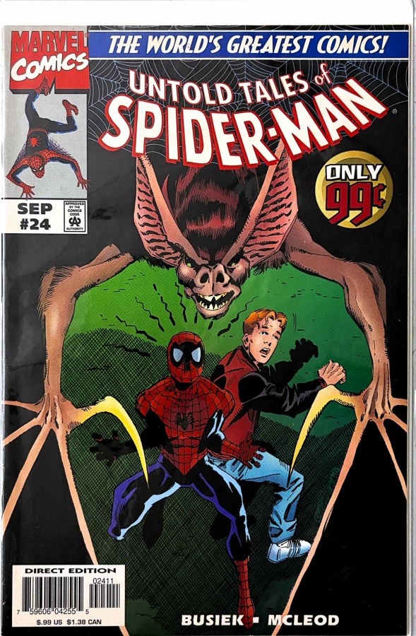 Untold Tales of Spider-Man #24 (1997) Marvel cover