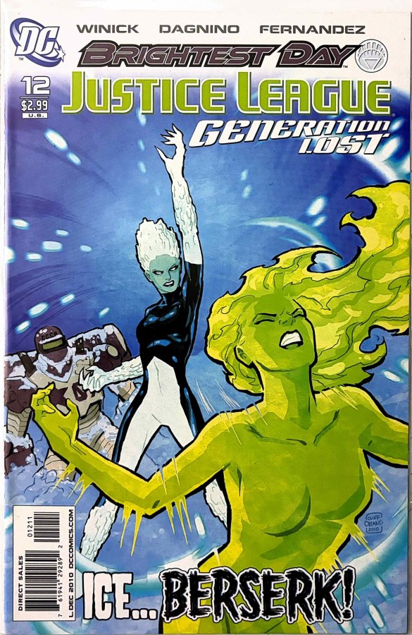 Justice League: Generation Lost #12 (2010) DC cover
