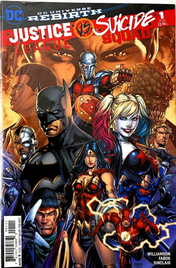 Justice League vs. Suicide Squad #1 (2017) DC cover