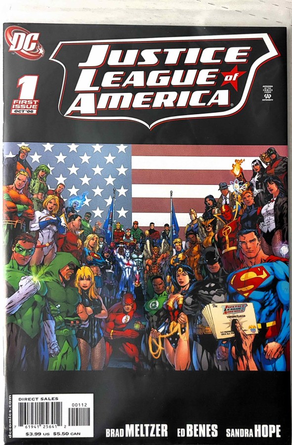 Justice League of America #1 (2006) DC cover