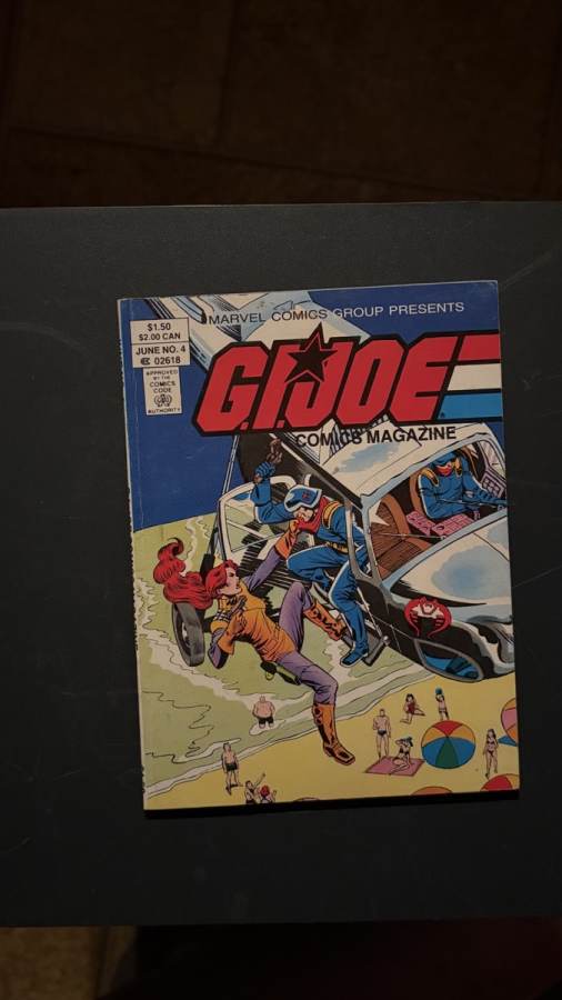 G.I. Joe Comics Magazine #4 (1987) Marvel Comics VF cover