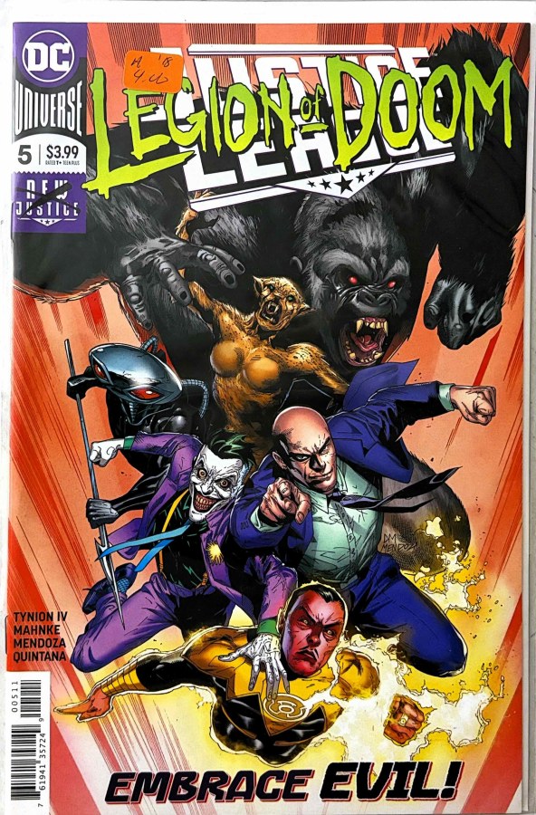 Justice League #5 (2018) DC cover